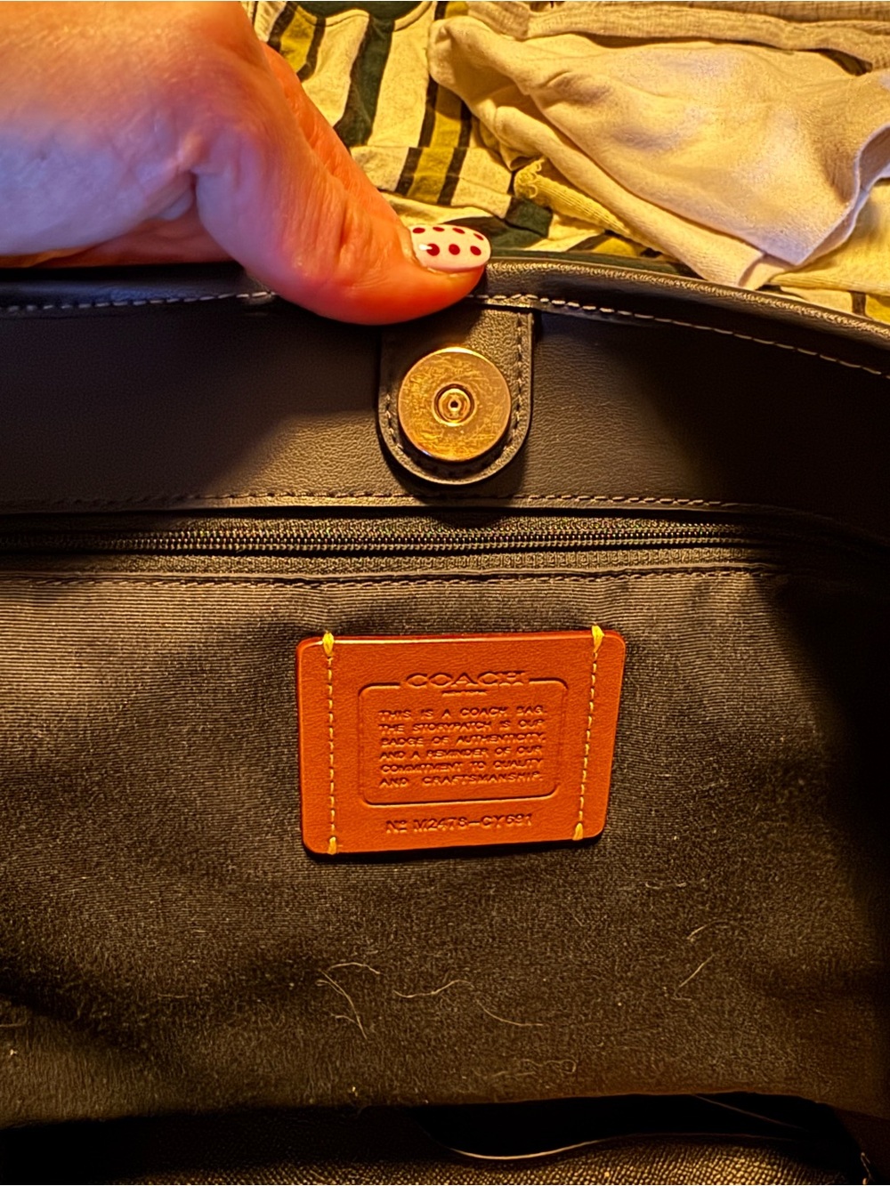 Coach Cherry City Tote - Picture 2 of 4